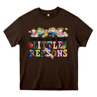 Chocolate Brown i love my job for all the little reasons Heavy Core Tee - JahusDesignShop