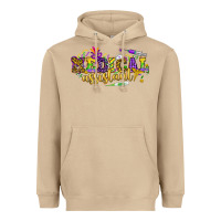 Mushroom MA Medical Assistant Mardi Gras Heavyweight Hoodie - HowdyJamesFarm