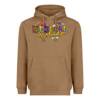Toasted Coconut MA Medical Assistant Mardi Gras Heavyweight Hoodie - HowdyJamesFarm