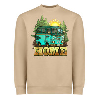 Mushroom camping caravan home Heavyweight Sweatshirt - NancyCooperArtShop