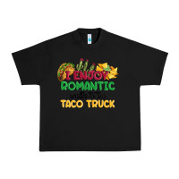 Black i enjoy romantic walks to the taco truck Urban Heavy Tee - MaliasSmallBusiness