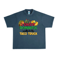 Midnight Navy i enjoy romantic walks to the taco truck Urban Heavy Tee - MaliasSmallBusiness