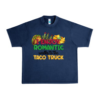 Navy i enjoy romantic walks to the taco truck Urban Heavy Tee - MaliasSmallBusiness
