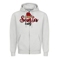 Dove Grey Santa Baby Zipper Hoodie - Bettercallsaul