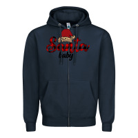 Navy Santa Baby Zipper Hoodie - Bettercallsaul