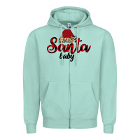 Seafoam Santa Baby Zipper Hoodie - Bettercallsaul