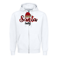 White Santa Baby Zipper Hoodie - Bettercallsaul