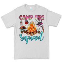 Dove Grey camp fire squad Premium Tee - JahusDesignShop