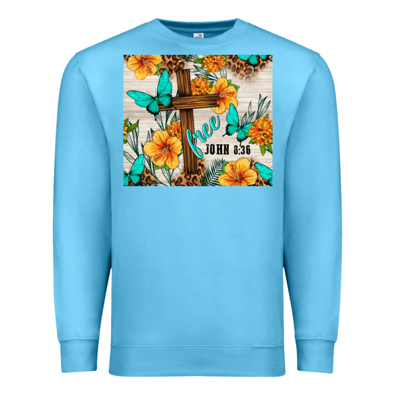 Christian Free John 8 36 Premium Sweatshirt by TumblerDesignByShophia | Teevron