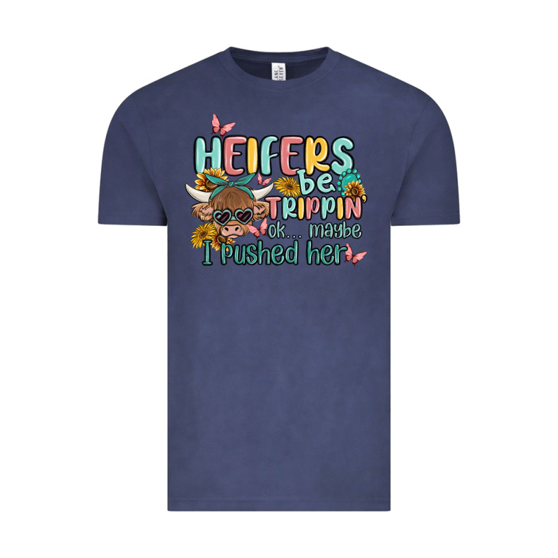 Heifers Be Trippin' Vintage Tee by MaliasSmallBusiness | Teevron