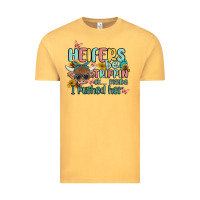 Vintage Mustard heifers be trippin' Vintage Tee - MaliasSmallBusiness