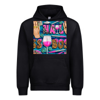 Black nail boss money hand and wine with gemstone leopard and zebra seamless Urban Hoodie - BundleAndBundleShop