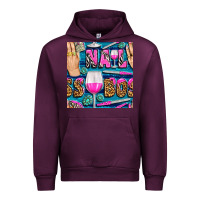 Mauve Wine nail boss money hand and wine with gemstone leopard and zebra seamless Urban Hoodie - BundleAndBundleShop