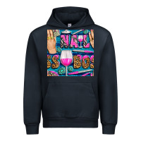 Nail Boss Money Hand And Wine With Gemstone Leopard And Zebra Seamless Urban Hoodie | Teevron