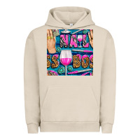 Pigment French Oak nail boss money hand and wine with gemstone leopard and zebra seamless Urban Hoodie - BundleAndBundleShop