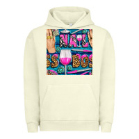 Pigment Pistachio nail boss money hand and wine with gemstone leopard and zebra seamless Urban Hoodie - BundleAndBundleShop