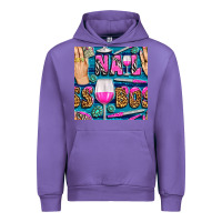 Tulip nail boss money hand and wine with gemstone leopard and zebra seamless Urban Hoodie - BundleAndBundleShop