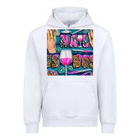 White nail boss money hand and wine with gemstone leopard and zebra seamless Urban Hoodie - BundleAndBundleShop