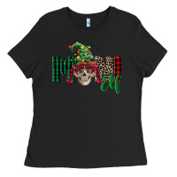 Black girl mini elf skull Ladies Tee - FaDigitalArtStudio