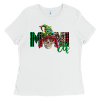 White girl mini elf skull Ladies Tee - FaDigitalArtStudio