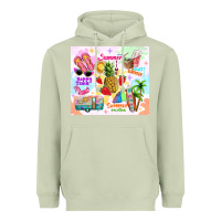 Matcha summer beach Heavyweight Hoodie - TumblerDesignByShophia