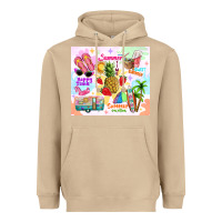 Mushroom summer beach Heavyweight Hoodie - TumblerDesignByShophia