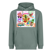 Sage summer beach Heavyweight Hoodie - TumblerDesignByShophia