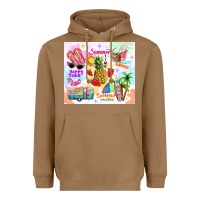 Toasted Coconut summer beach Heavyweight Hoodie - TumblerDesignByShophia