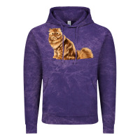 Cloud Purple Persian Cat Vintage Hoodie - LillyAllenDesigns