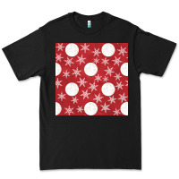 Black christmas snow flakes seamless pattern Premium Tee - BundleAndBundleShop