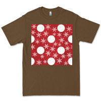 Cacao christmas snow flakes seamless pattern Premium Tee - BundleAndBundleShop