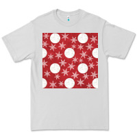 Dove Grey christmas snow flakes seamless pattern Premium Tee - BundleAndBundleShop