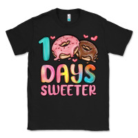 Black 100 days sweeter Classic Tee - MaliasSmallBusiness