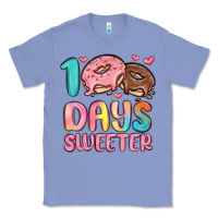 Colony Blue 100 days sweeter Classic Tee - MaliasSmallBusiness