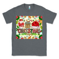 Charcoal Heather Christmas Vibes Classic Tee - CowhideDigitalArt