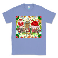 Colony Blue Christmas Vibes Classic Tee - CowhideDigitalArt