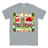 Heather Grey Christmas Vibes Classic Tee - CowhideDigitalArt
