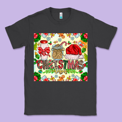 Christmas Vibes Classic Tee Designed By Cowhidedigitalart