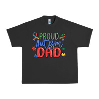 Pigment Black proud autism dad Urban Heavy Tee - MaliasSmallBusiness