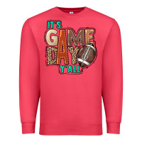 Cardinal It's game day y'all Premium Sweatshirt - HowdyJamesFarm