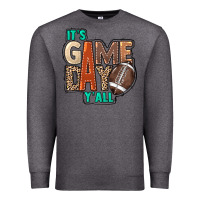 Charcoal Heather It's game day y'all Premium Sweatshirt - HowdyJamesFarm