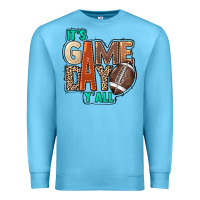 Ocean Blue It's game day y'all Premium Sweatshirt - HowdyJamesFarm