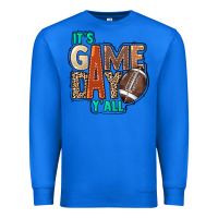 True Royal It's game day y'all Premium Sweatshirt - HowdyJamesFarm