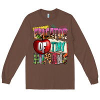 Chestnut educator of tiny humans Long Sleeve Tee - NancyCooperArtShop