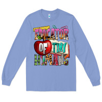 Colony Blue educator of tiny humans Long Sleeve Tee - NancyCooperArtShop
