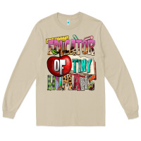 Mushroom educator of tiny humans Long Sleeve Tee - NancyCooperArtShop