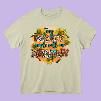 My Favorite People Call Me Mawmaw Heavy Core Tee Designed By Adodesignshop