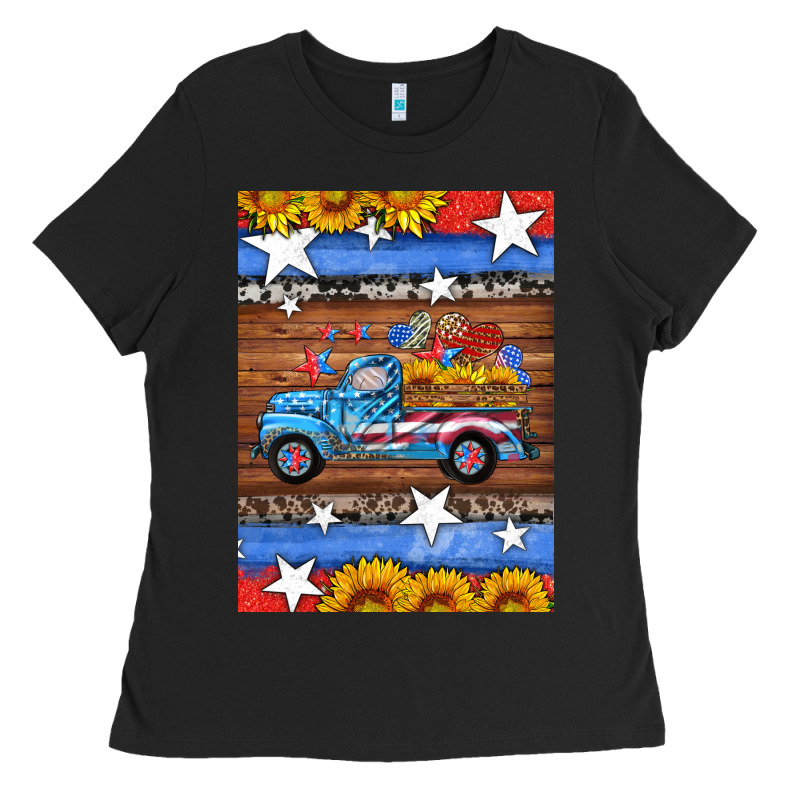 American Truck Air Freshener Ladies Tee by HRA Design Shop | Teevron