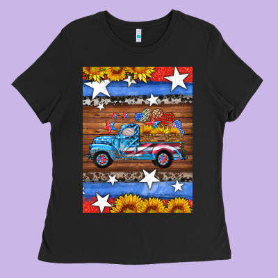 American Truck Air Freshener Ladies Tee Designed By Hra Design Shop