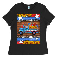 Black american truck air freshener Ladies Tee - HRA Design Shop